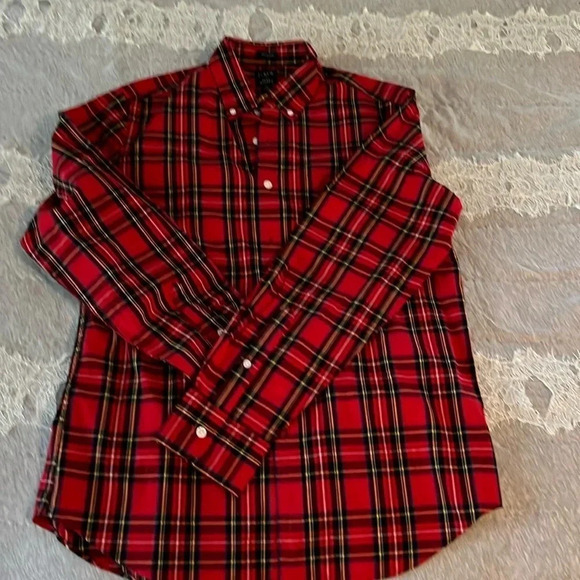 J crew Christmas plaid men’s size medium - Picture 1 of 2